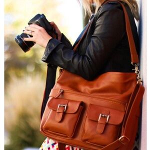 Gracie Butterscotch Jo Tote Camera Bag